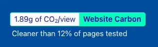 Badge Website Carbon sur le site Mustela