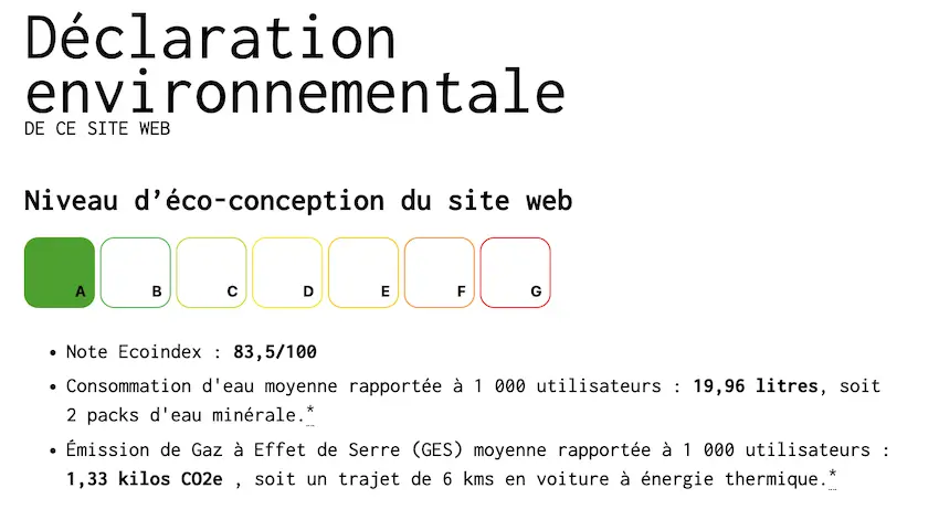 Capture déclaration environnementale bbcorp.fr